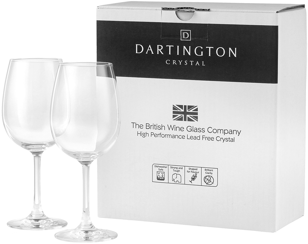 Dartington Crystal Pair of Red Wine Glasses Averys of Bristol = Product
