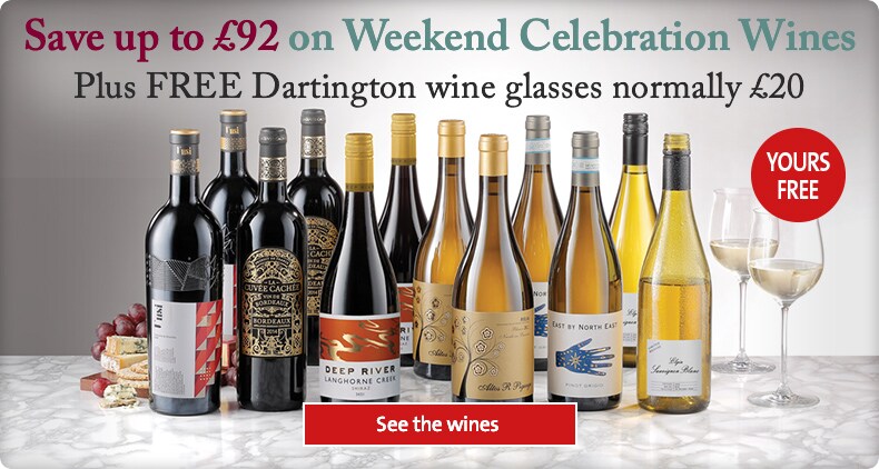 Save up to £92 on Weekend Celebration Wines