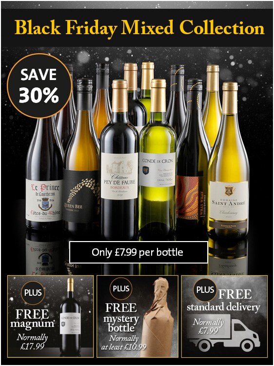 BLACK FRIDAY DEALS have landed! / 30% OFF / + FREE Magnum + PLUS No charge delivery + FREE Mystery bottle - MUST end midday 1st December