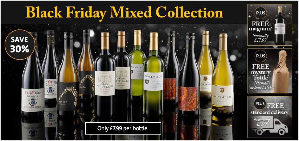 BLACK FRIDAY DEALS have landed! / 30% OFF / + FREE Magnum + PLUS No charge delivery + FREE Mystery bottle - MUST end midday 1st December