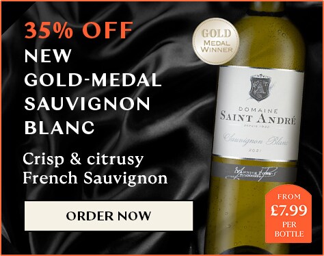 Day 4 - 35% off NEW Gold-medal Sauvignon Blanc - from £7.99 per bottle - order now