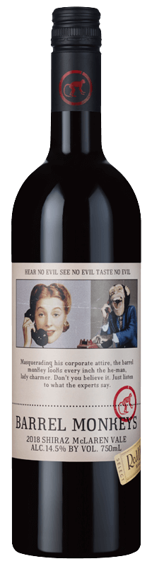 RedHeads Barrel Monkeys Shiraz 2018 RedHeads Barrel Monkeys Shiraz 2018