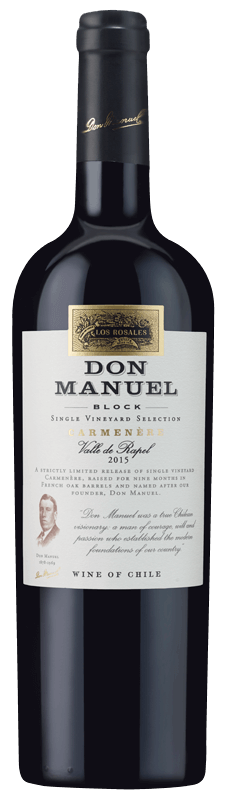 Los Rosales Don Manuel Block Single Vineyard Selection Carmenère