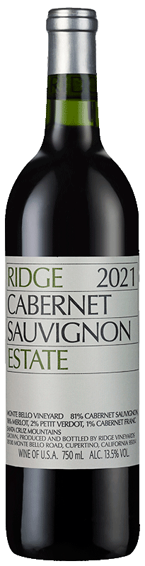 Ridge Estate Cabernet Sauvignon 2021
