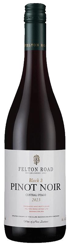 Felton Road Block 3 Pinot Noir 2023 Felton Road Block 3 Pinot Noir 2023