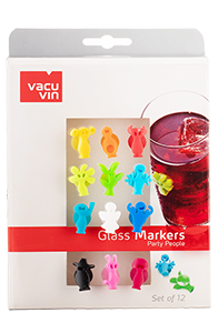 Vacu Vin Glass Markers Party People 