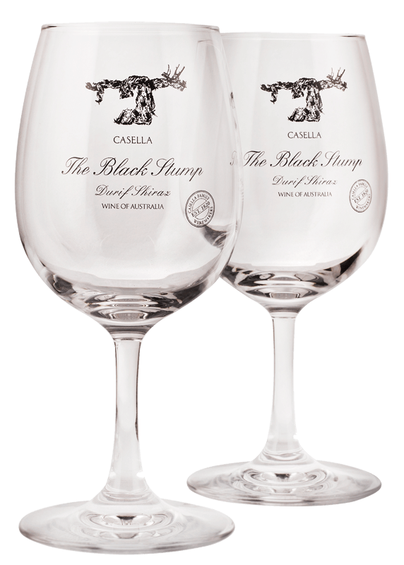 Black Stump wine glasses (set of 2) SI