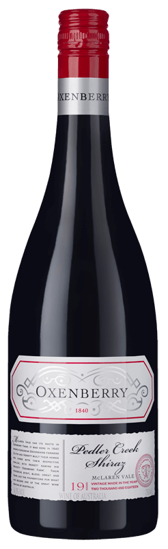 Oxenberry Pedler Creek McLaren Vale Shiraz 2019 Oxenberry Pedler Creek McLaren Vale Shiraz 2019