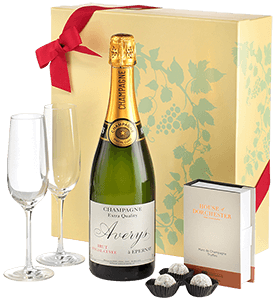 CHAMPAGNE FLUTES AND TRUFFLES - AVERY'S 