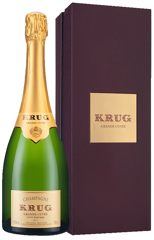 Krug Grande Cuvée 171st of Grande Édition NV Averys box) Bristol (in | Krug box) Édition gift | (in gift 171st Cuvée