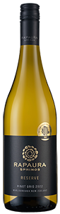 Rapaura Springs Marlborough Pinot Gris Reserve 2022