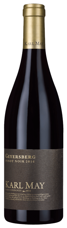 Karl May Geyersberg Pinot Noir 2016 Karl May Geyersberg Pinot Noir 2016