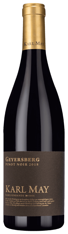 Karl May Geyersberg Organic Pinot Noir 2018 Karl May Geyersberg Organic Pinot Noir 2018