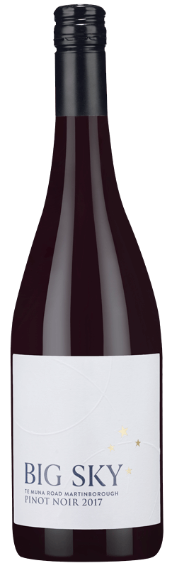 Big Sky Te Muna Road Martinborough Pinot Noir 2017 Big Sky Te Muna Road Martinborough Pinot Noir 2017