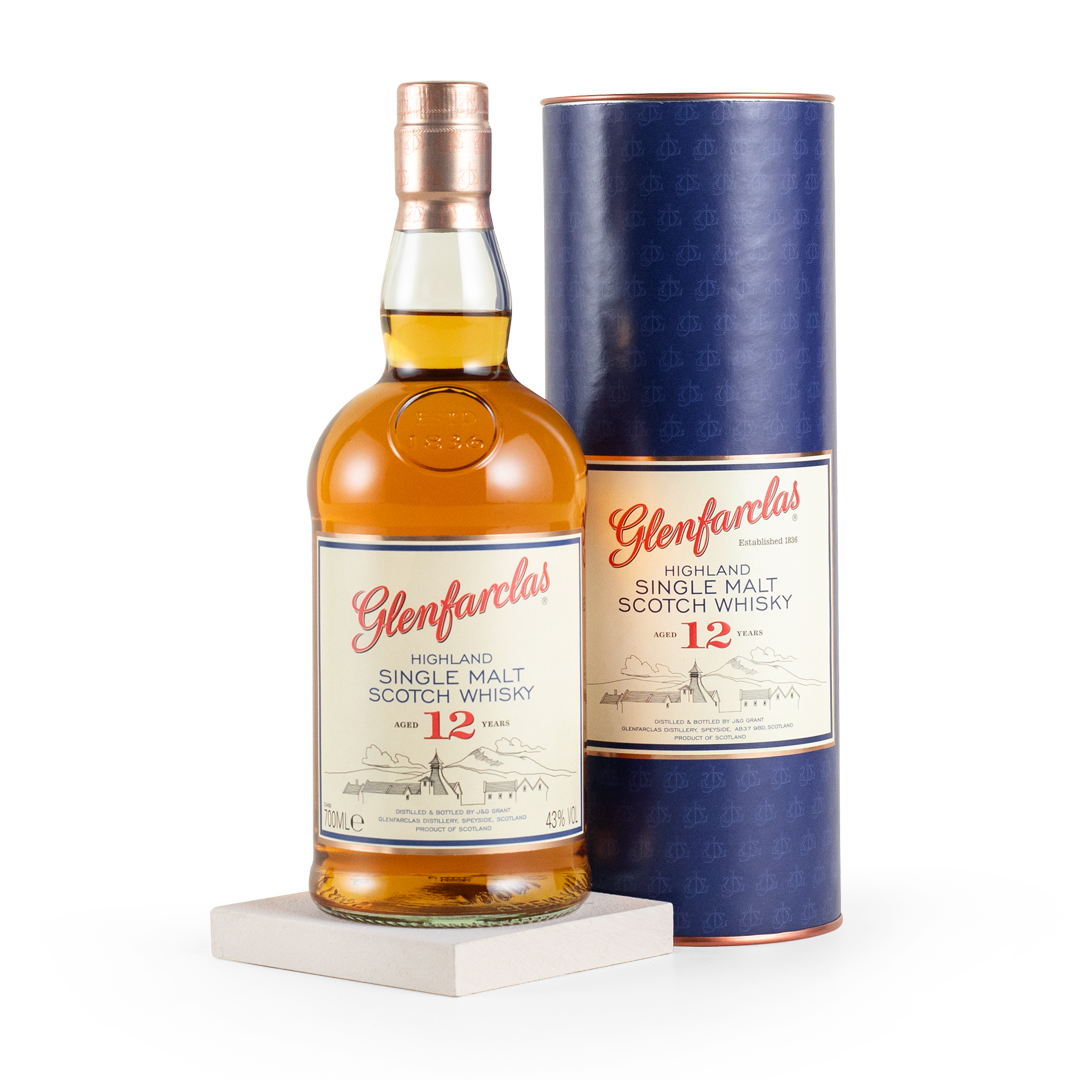 Glenfarclas 12-Year-Old Scotch Whisky (70cl) (Gift box) 