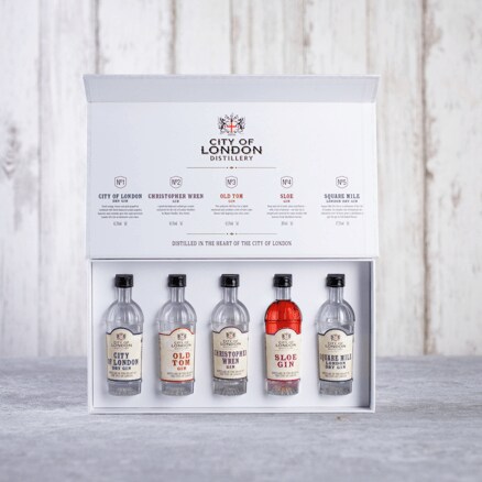 City of london distillery Gin tasting selection NV