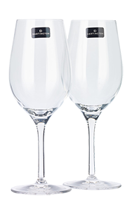 Dartington Universal White Glass Pair 