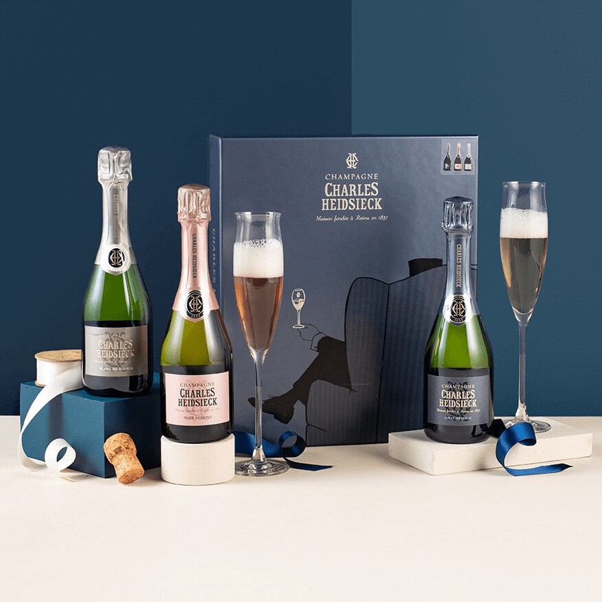 Charles Heidsieck Trio Half Bottle Gift Set 2021
