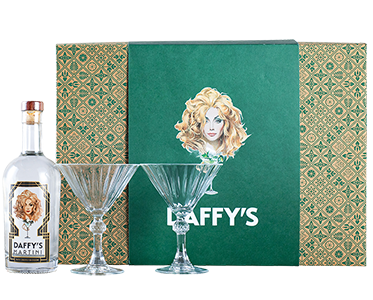 Daffy’s World’s Best Martini with Martini Glasses (70cl) 