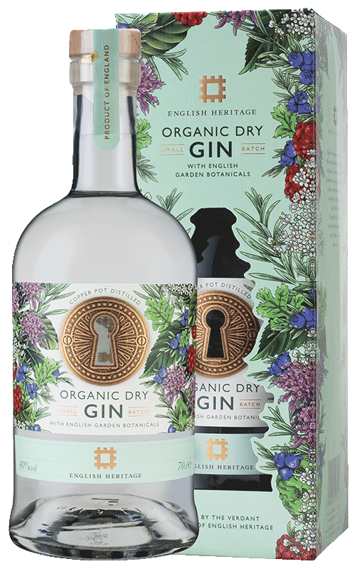 English Heritage Organic Dry Gin (70cl) NV