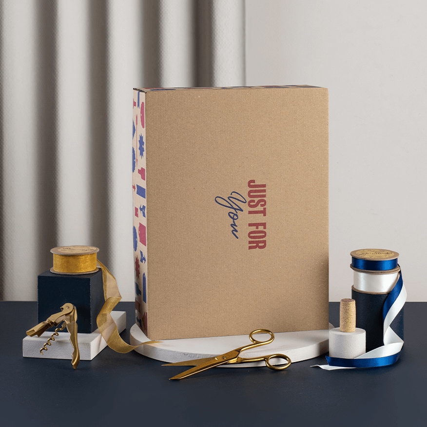 3 bottle cardboard Gift Box 