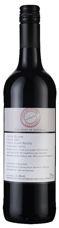 Cleanskin Shiraz 2021