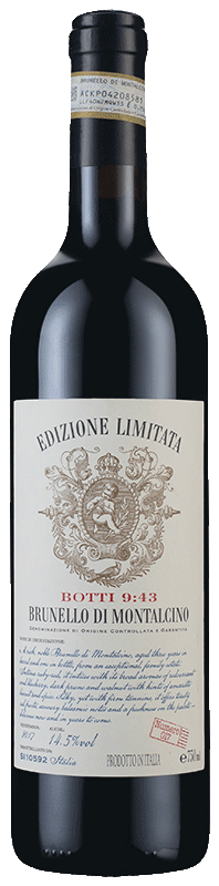 Edizione Limitata Brunello di Montalcino Numero 17 2017 Edizione Limitata Brunello di Montalcino Numero 17 2017