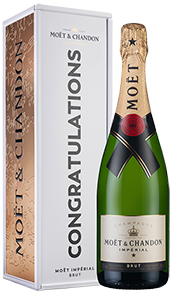 Champagne Moët & Chandon Brut Impérial Congratulations tin 