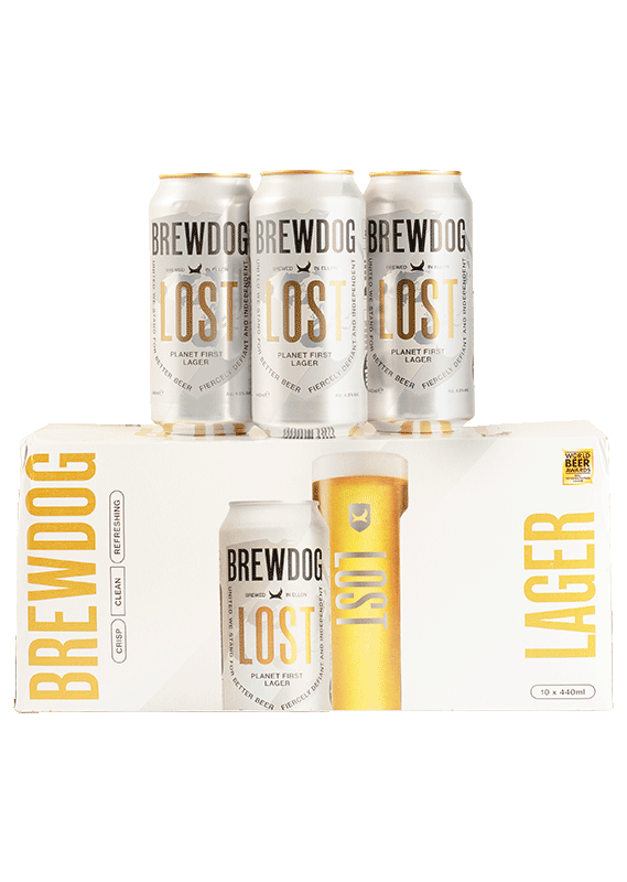 Brewdog Lost Lager (10 x 440ml) NV Brewdog Lost Lager (10 x 440ml) NV