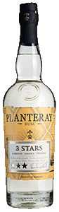 Planteray 3 Stars White Rum (70cl)