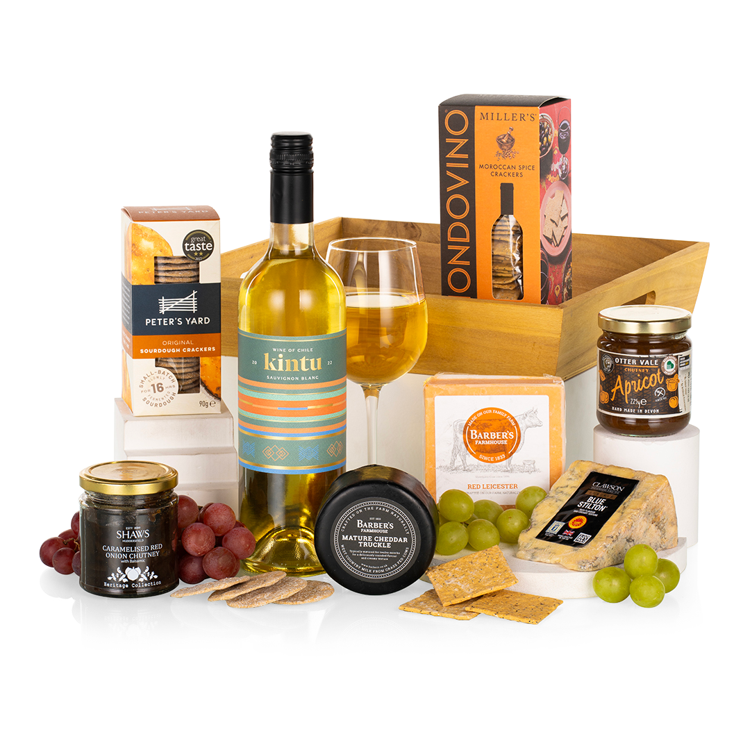 Spring Cheese & Wine Gift Spring Cheese & Wine Gift