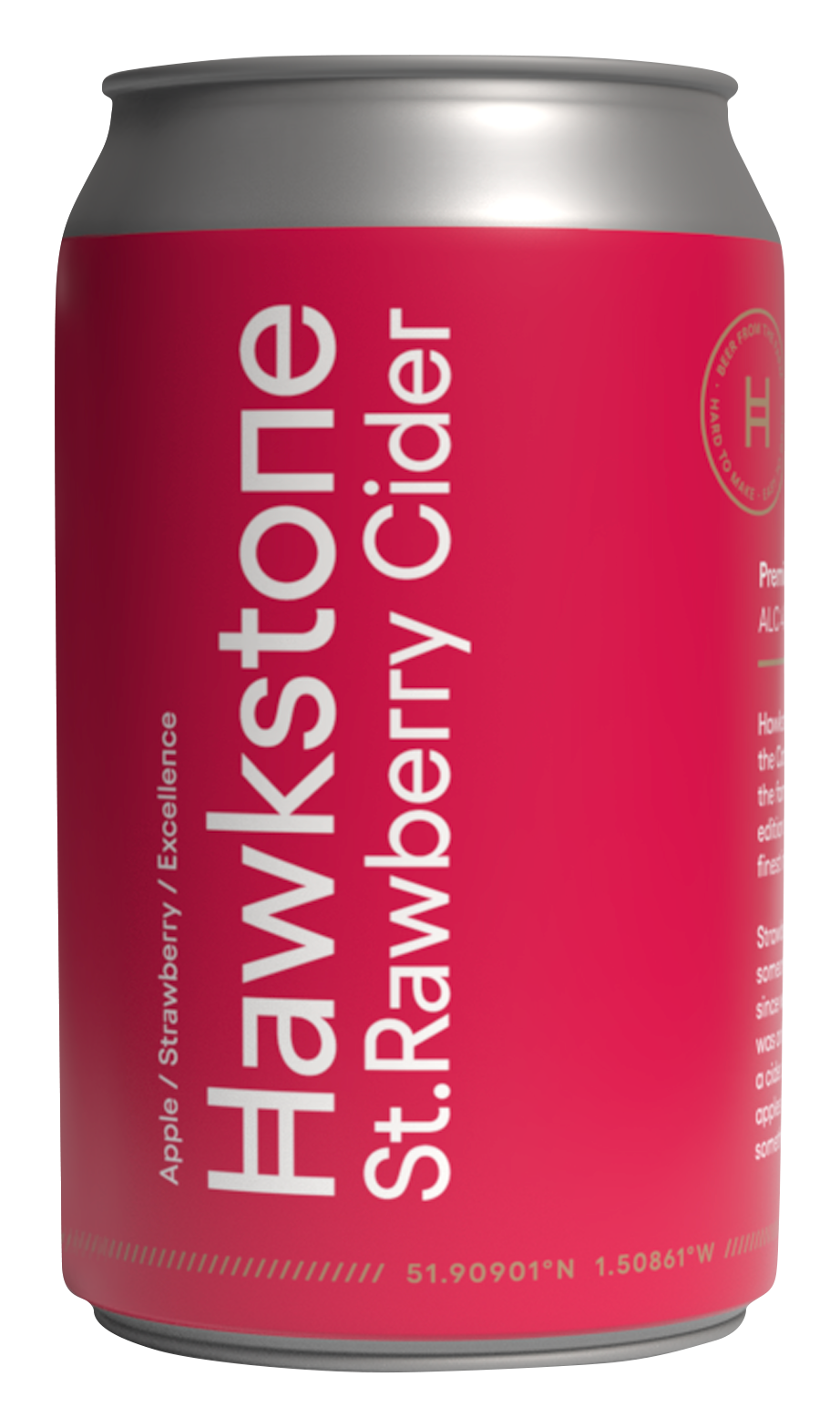 Hawkstone St Rawberry Cider (330ml Can)