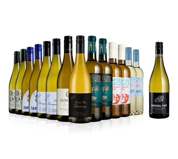 EOFY 14-bottle Whites Megadeal + FREE bottle + Free Delivery