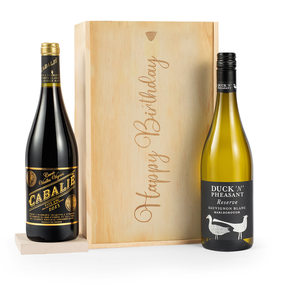 Happy Birthday Wine Gift Duo