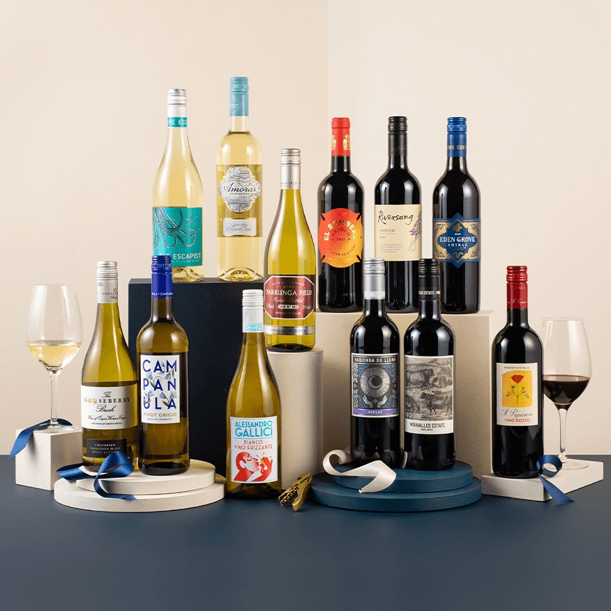 Festive Favourites Twelve Mixed Wine Gift 