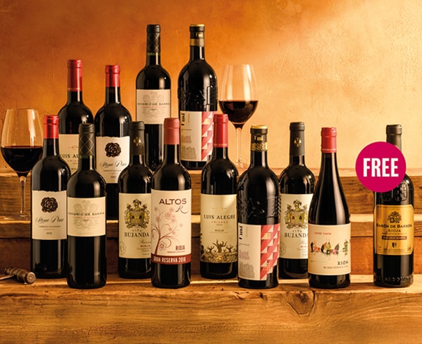 Luxury Spanish Reds Mega Deal + FREE bottle