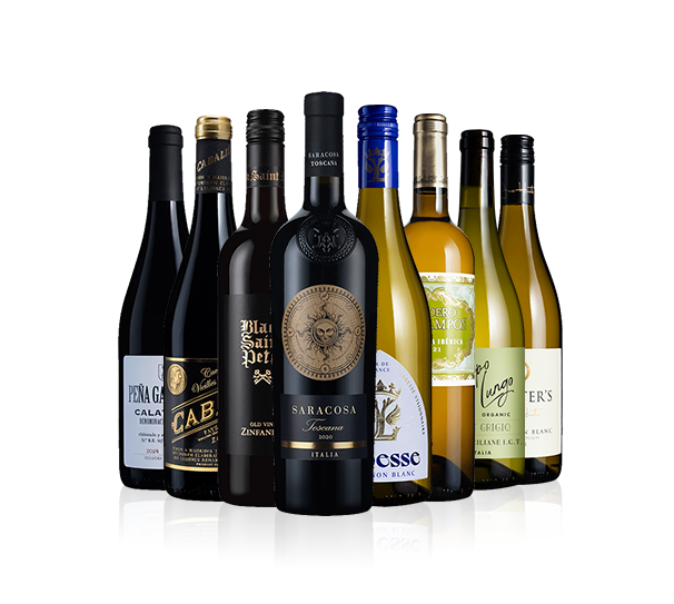 8 for £80 Mixed Wine Case
