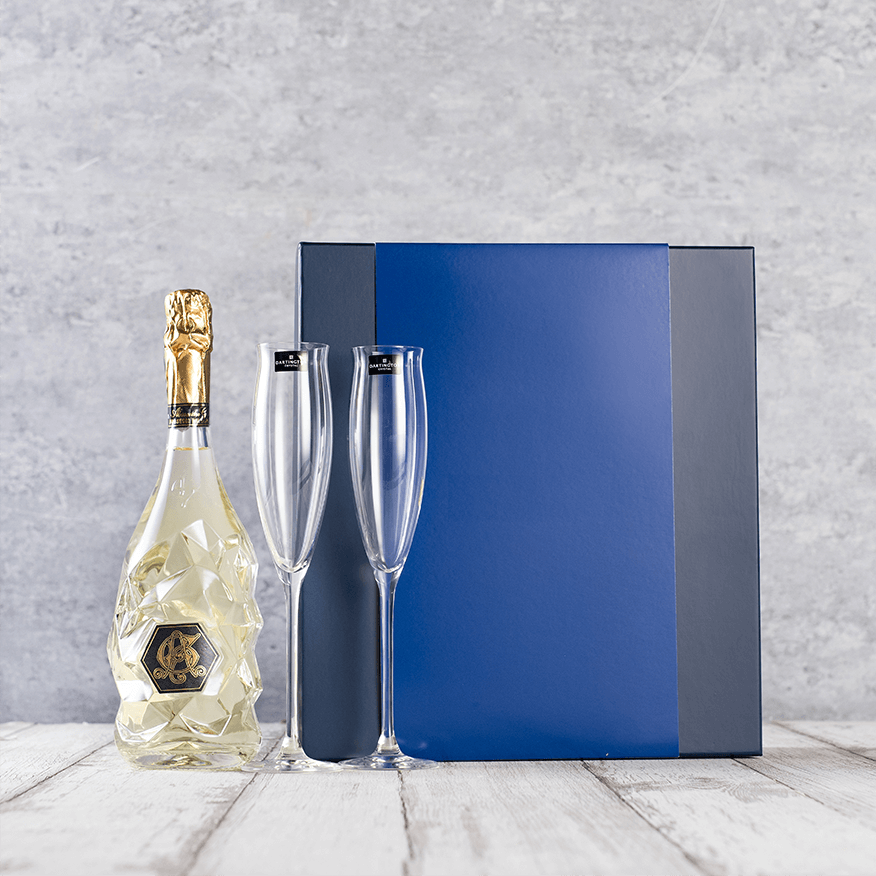 Prosecco & Flutes Gift Set 