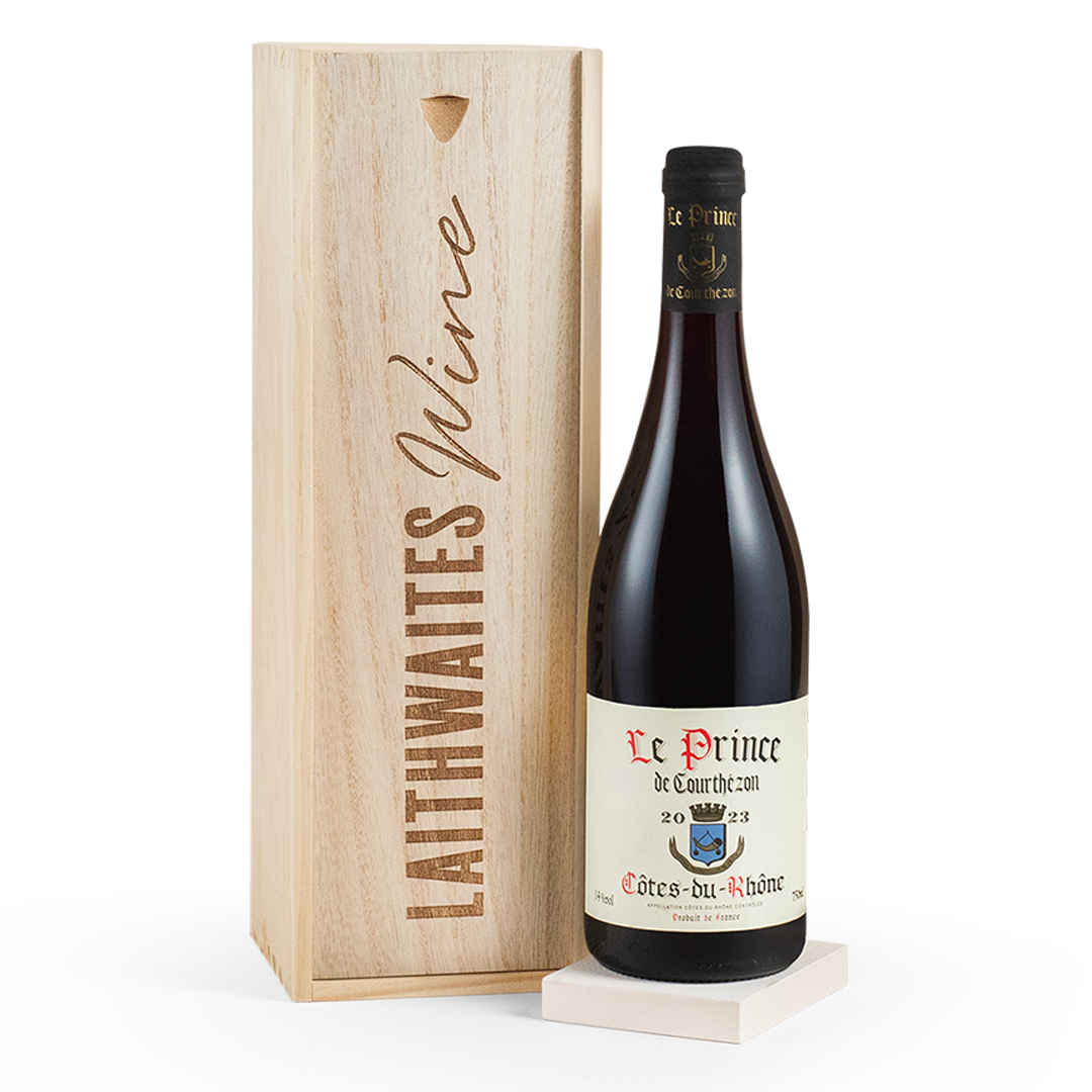 Côtes-du-Rhône Red Wine in Wooden Gift Box Côtes-du-Rhône Red Wine in Wooden Gift Box