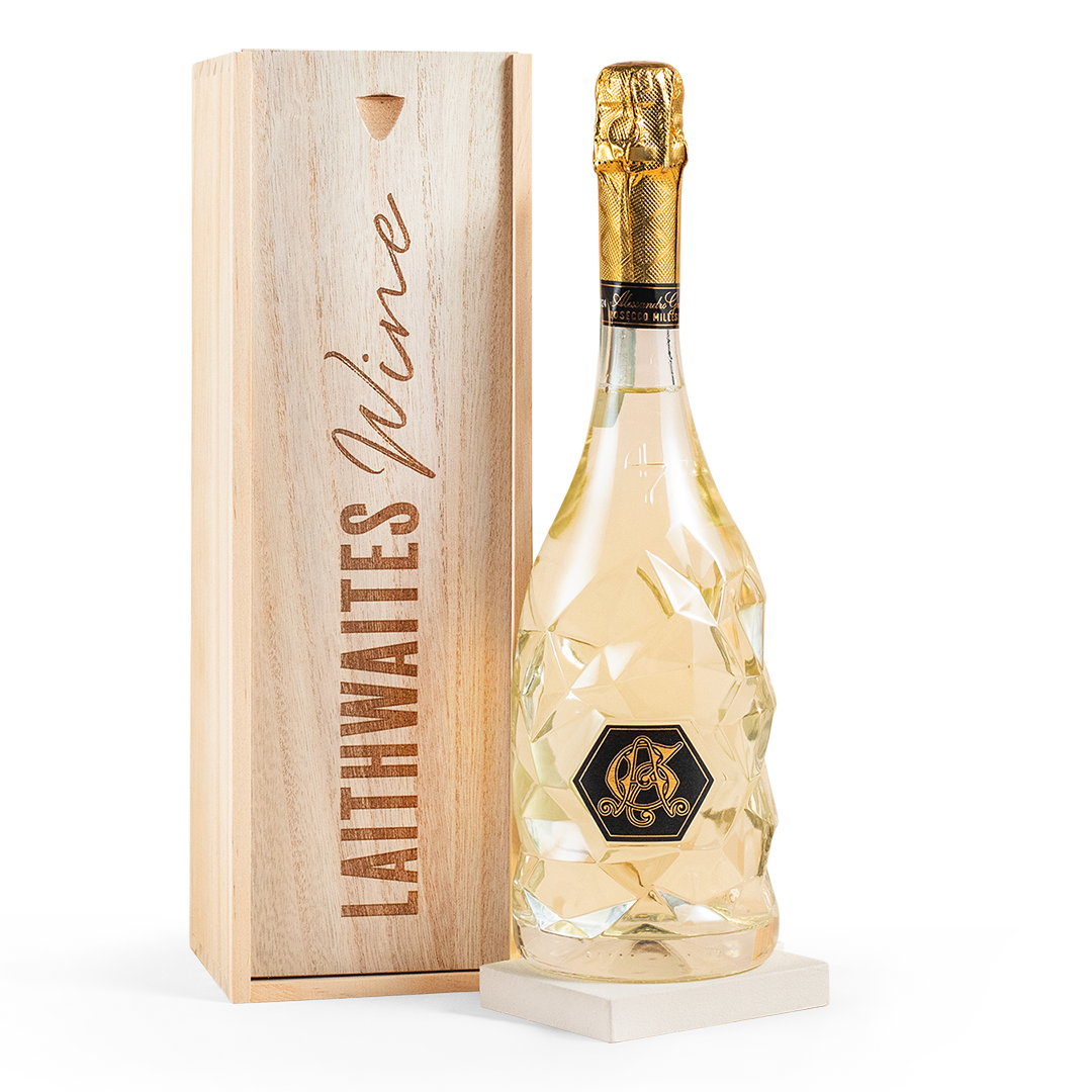 Alessandro Gallici Prosecco Anniversario in Wooden Gift Box - Free Delivery*