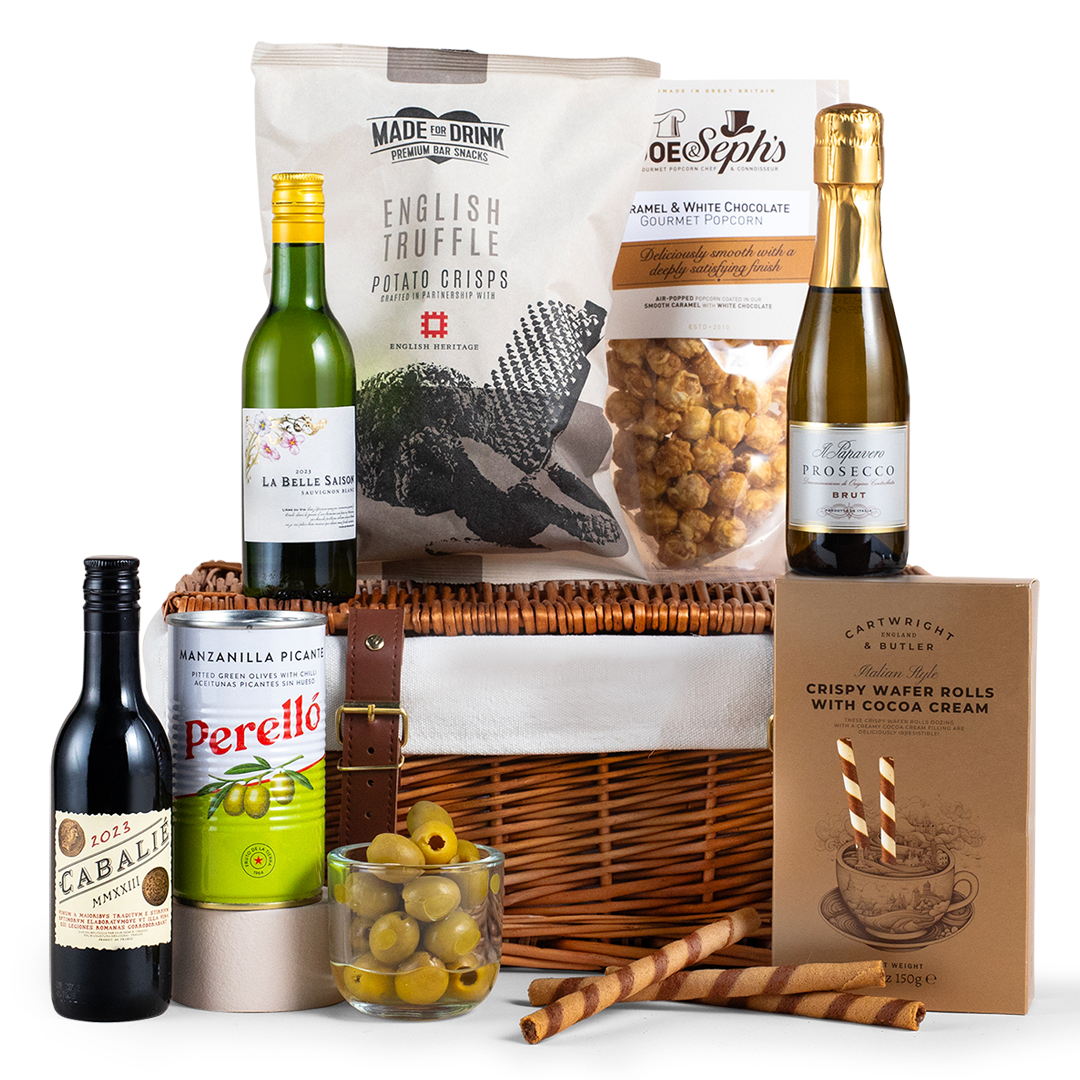 Beautifully Bite-Sized Wine & Snacks Hamper