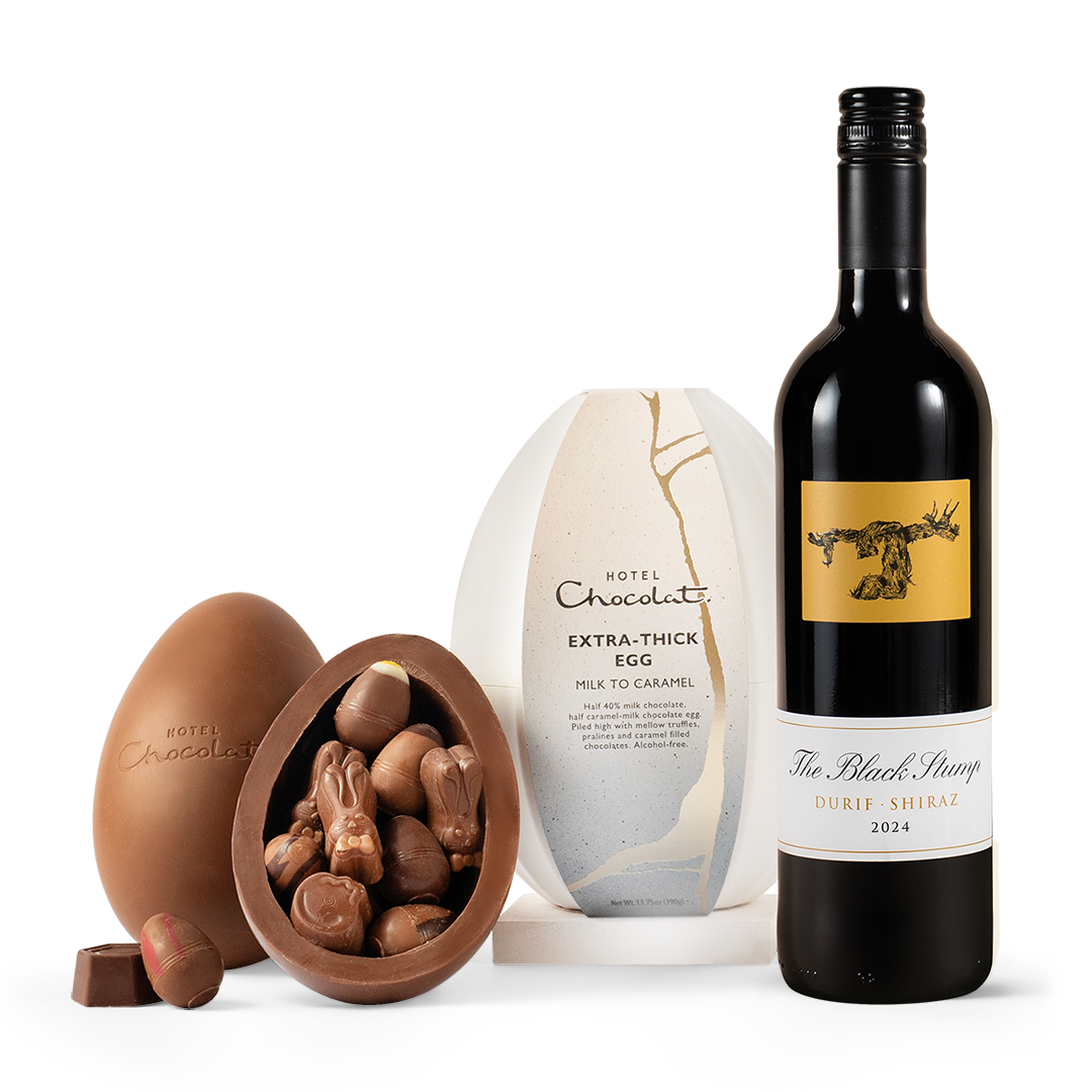 Hotel Chocolat Easter Egg & Red Wine Gift Set Hotel Chocolat Easter Egg & Red Wine Gift Set