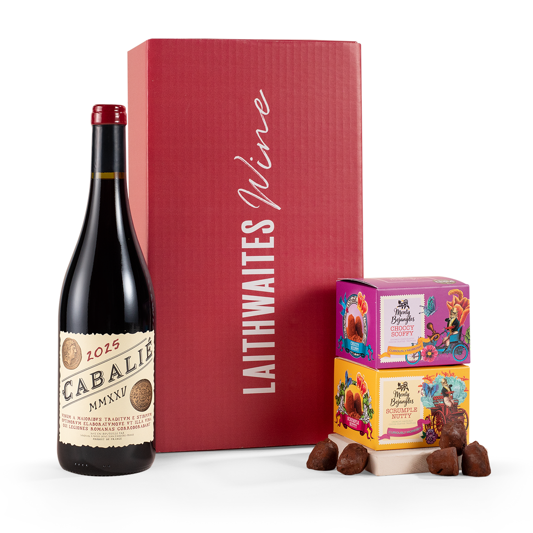 Red Wine & Gourmet Chocolate Truffle Gift Set - Free Delivery*