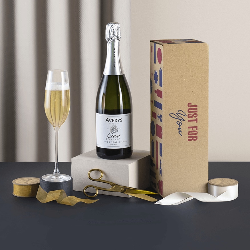 Averys Cava with gift message 